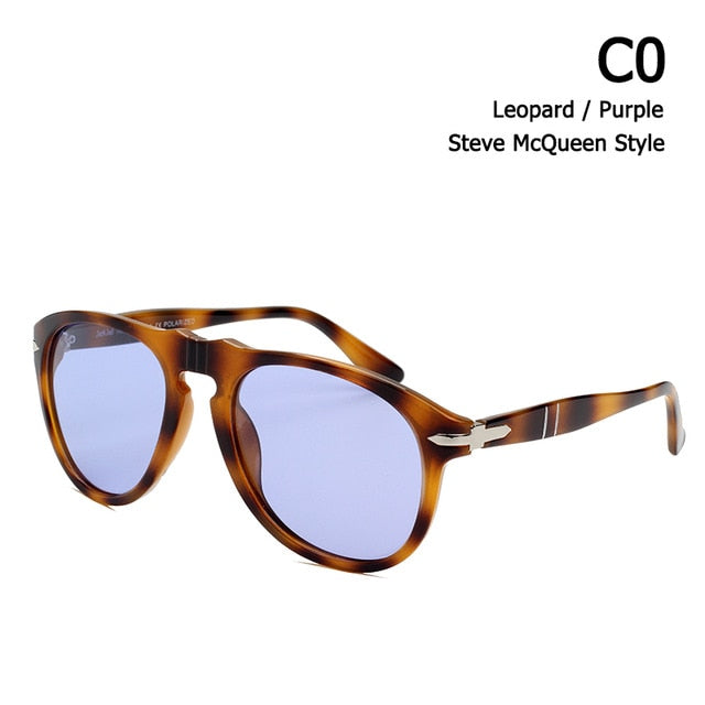 Classic Vintage JackJad 649 Pilot Steve McQueen Style Polarized Sunglasses Men Driving Brand Design Sun Glasses Oculos De Sol
