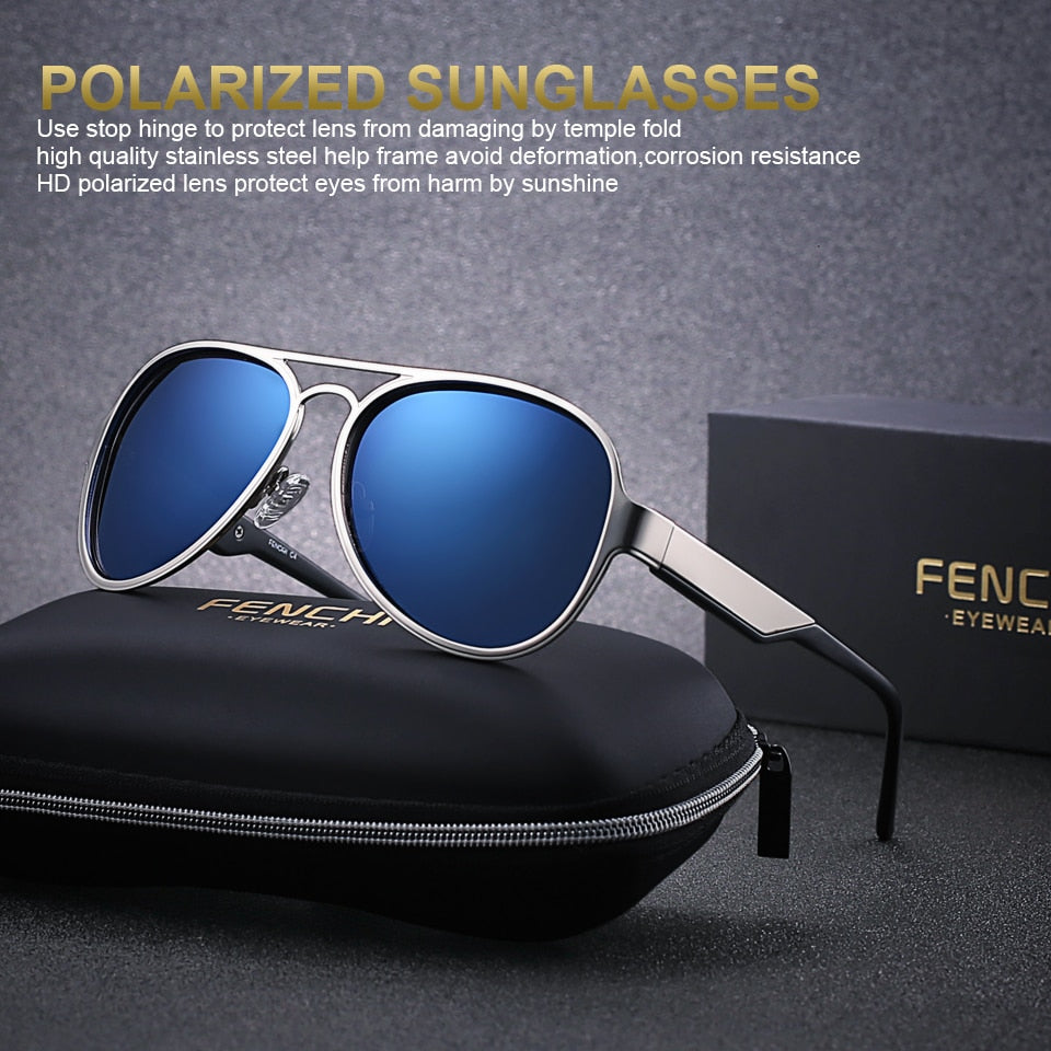 2019 New Men driving glasses Polarized Sunglasses